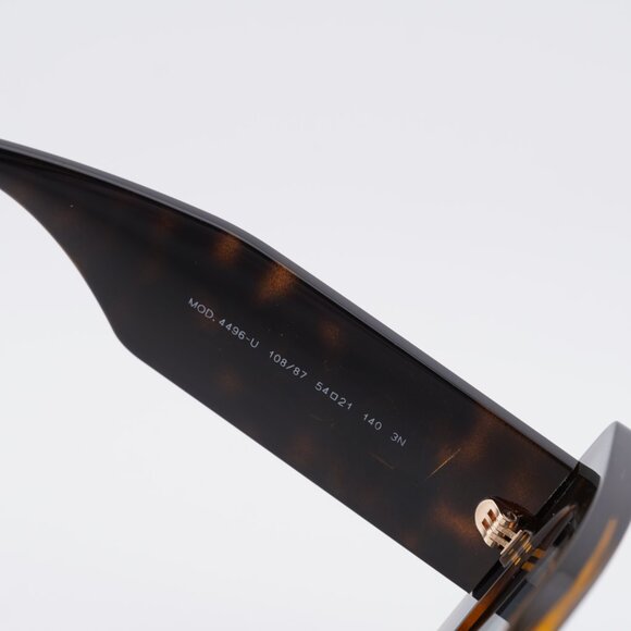 Versace VE4496U 108/87 Sunglasses Havana Square Frame, Dark Grey Lenses main image 6